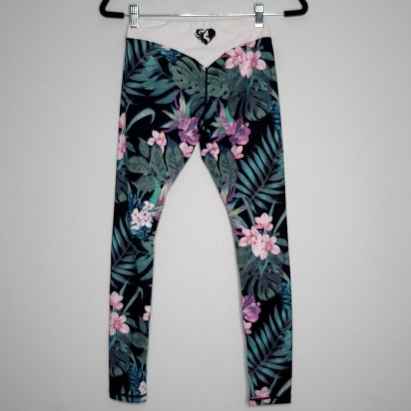 Women's Best Tropical Paradise High Performance Leggings Size XS - Picture 4 of 8
